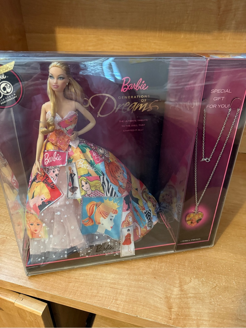 Barbie Generations of Dreams Doll with Heart Necklace - Multicolor